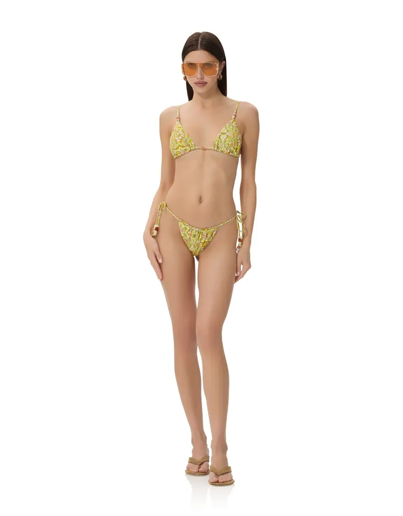 AFRM Cali Beaded Bikini Bottom