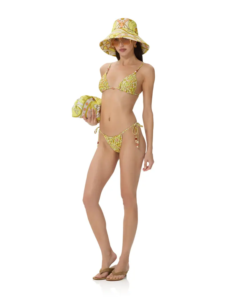 AFRM Cali Beaded Bikini Bottom