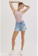 Cello Jeans High Rise Mom Short with 3" Inseam