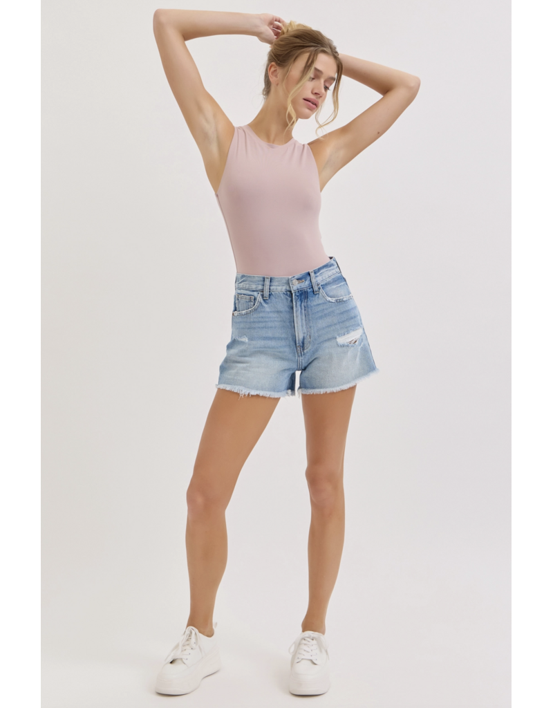 Cello Jeans High Rise Mom Short with 3" Inseam