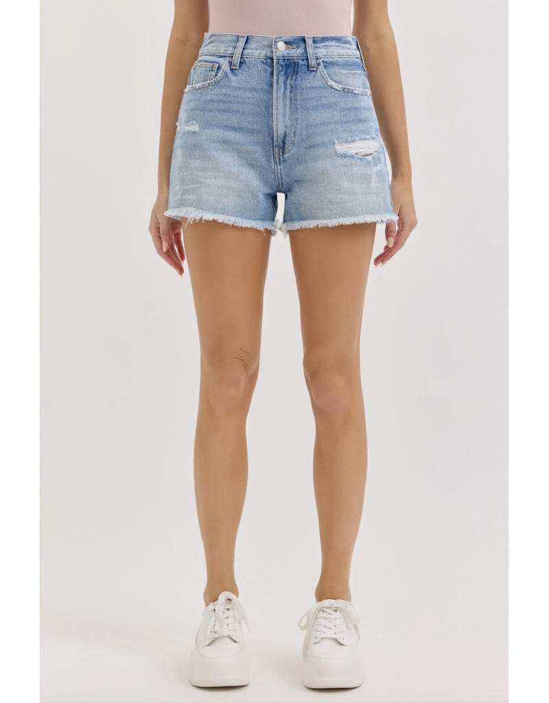 Cello Jeans High Rise Mom Short with 3" Inseam
