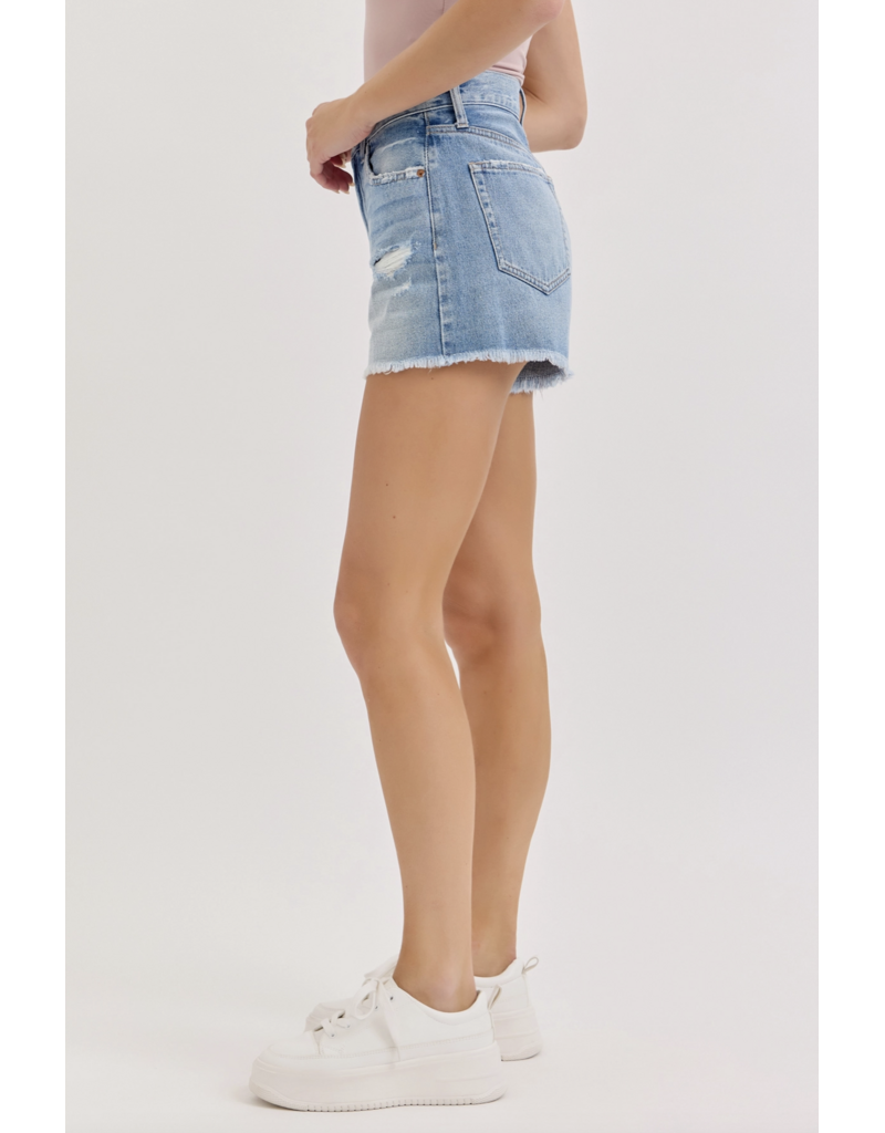 Cello Jeans High Rise Mom Short with 3" Inseam