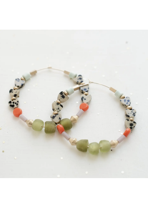 Jill Makes Dalmatian Heart Hoops