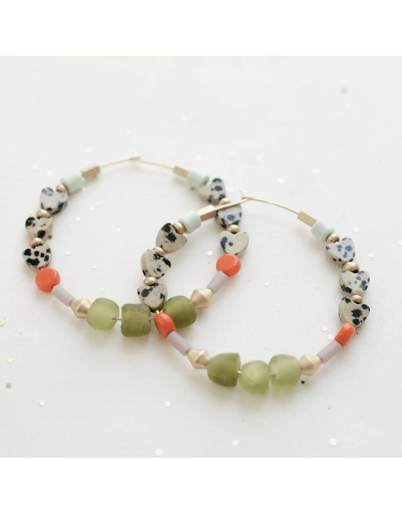 Jill Makes Dalmatian Heart Hoops