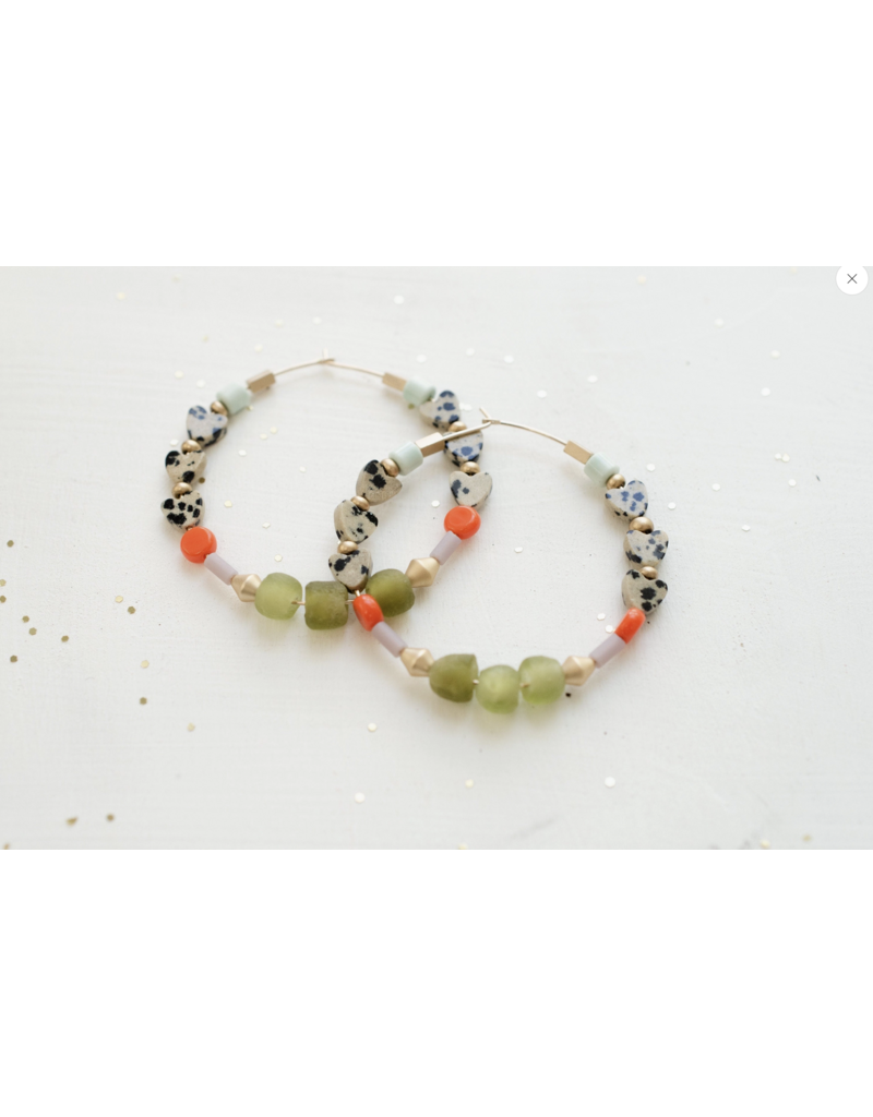 Jill Makes Dalmatian Heart Hoops