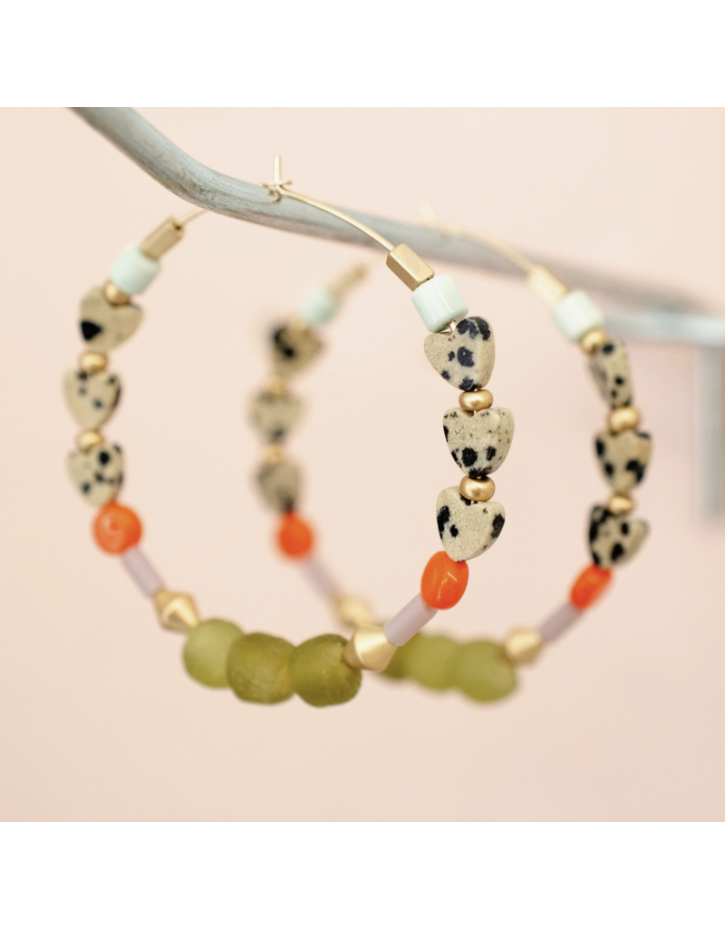 Jill Makes Dalmatian Heart Hoops