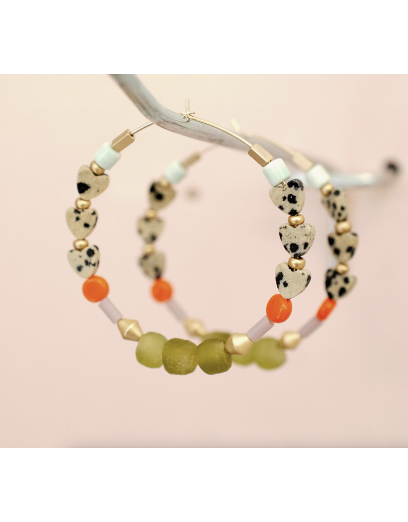Jill Makes Dalmatian Heart Hoops