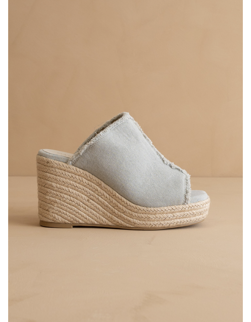 The Verona Denim Wedge