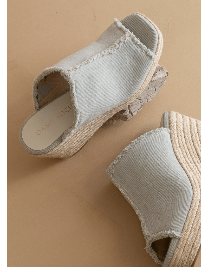 The Verona Denim Wedge