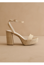 The Olympia Raffia Platform