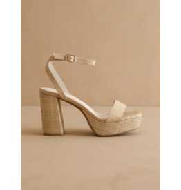 The Olympia Raffia Platform