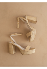The Olympia Raffia Platform