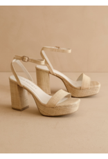 The Olympia Raffia Platform