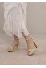 The Olympia Raffia Platform