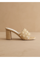 The Holland Raffia Mule Heel