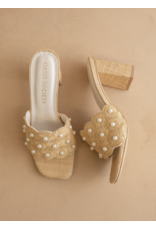 The Holland Raffia Mule Heel
