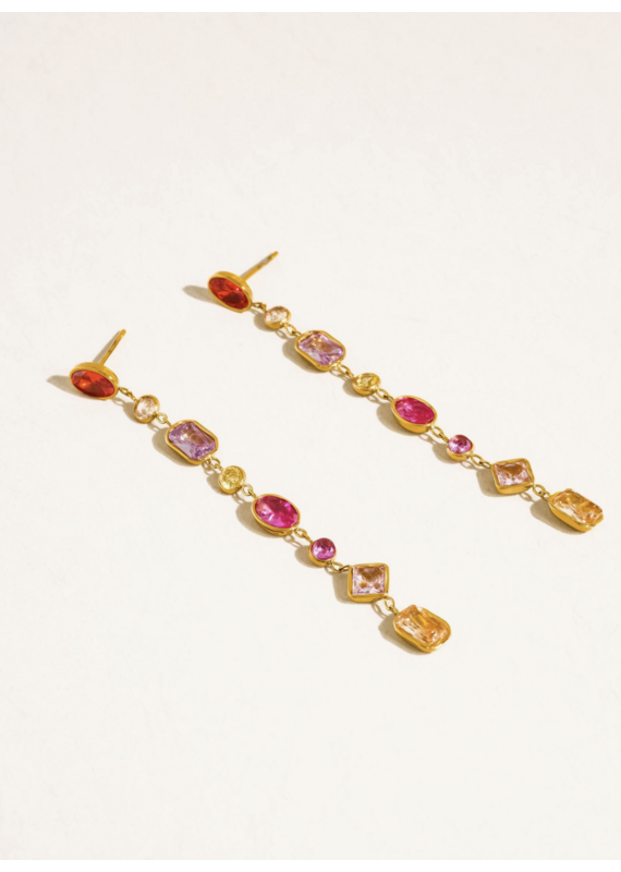 Flanerie Islaine 18K Gold Non-Tarnish Drop Earrings