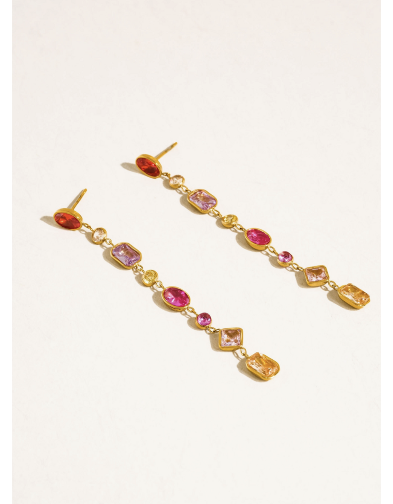 Flanerie Islaine 18K Gold Non-Tarnish Drop Earrings