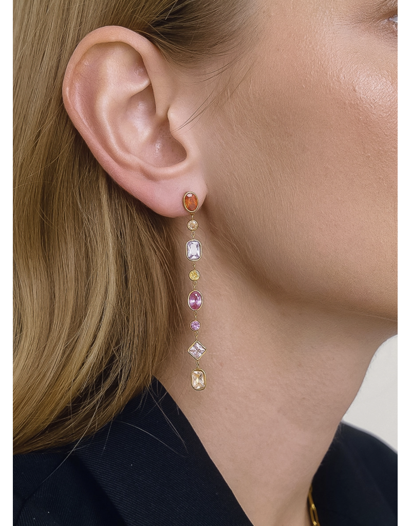Flanerie Islaine 18K Gold Non-Tarnish Drop Earrings