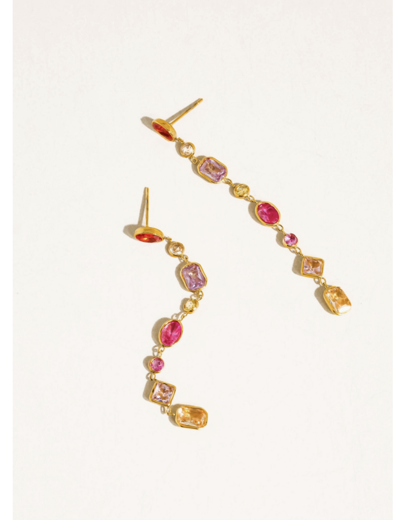 Flanerie Islaine 18K Gold Non-Tarnish Drop Earrings