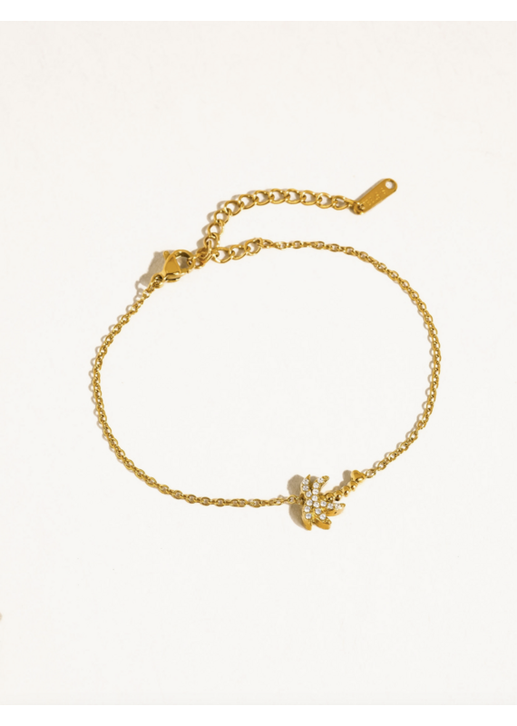 Flanerie Quincee 18K Gold Non-Tarnish Bracelet