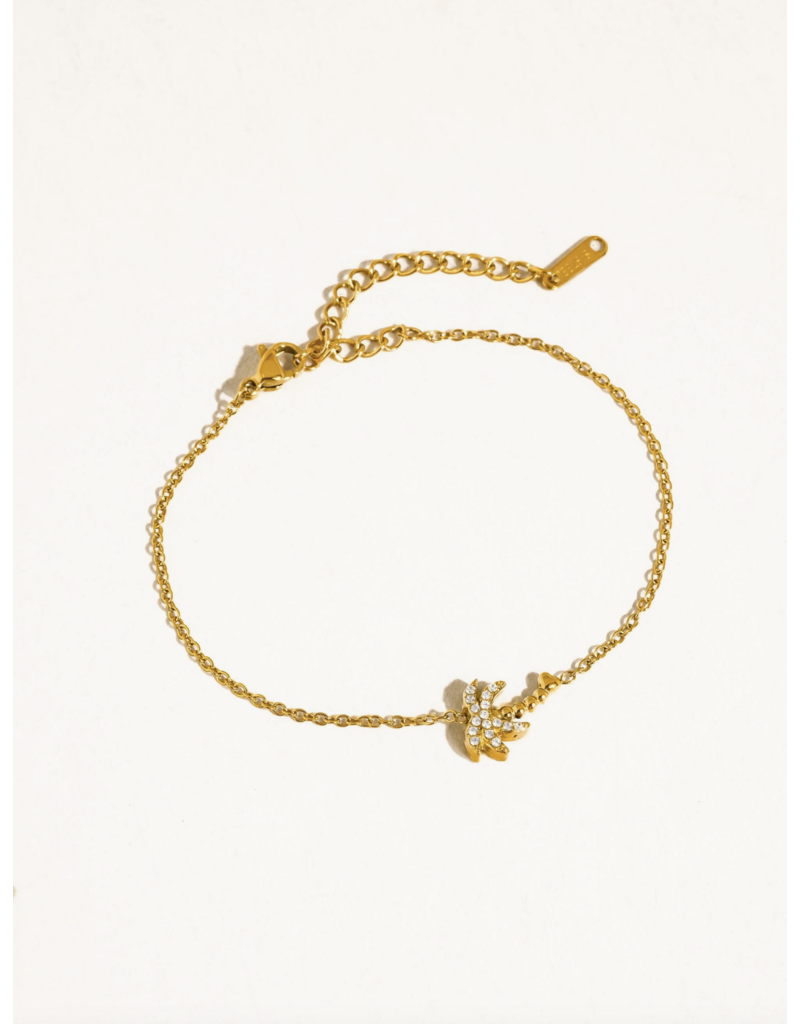Flanerie Quincee 18K Gold Non-Tarnish Bracelet