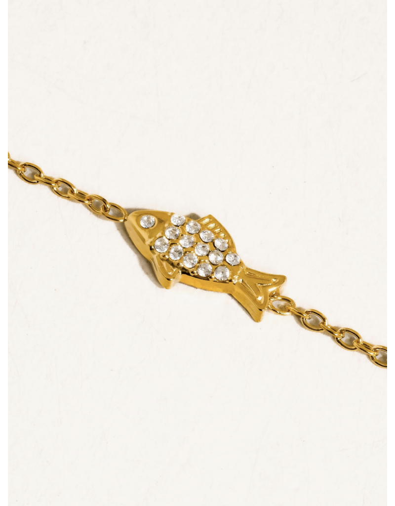 Flanerie Quincee 18K Gold Non-Tarnish Bracelet