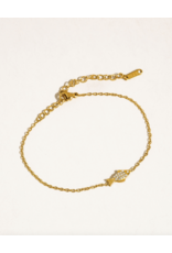 Flanerie Quincee 18K Gold Non-Tarnish Bracelet