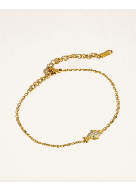 Flanerie Quincee 18K Gold Non-Tarnish Bracelet