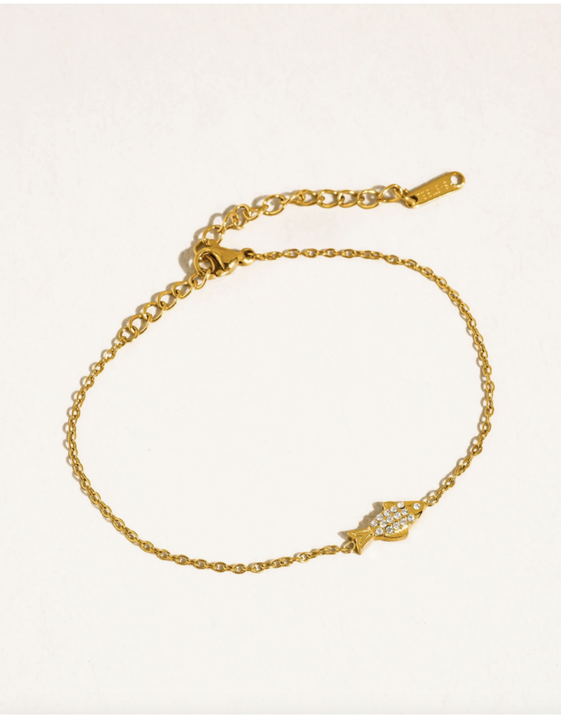 Flanerie Quincee 18K Gold Non-Tarnish Bracelet