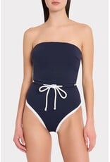 Milly Solid Belted One Piece