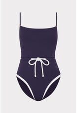 Milly Solid Belted One Piece