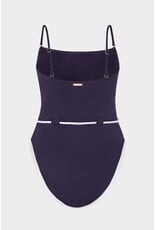 Milly Solid Belted One Piece