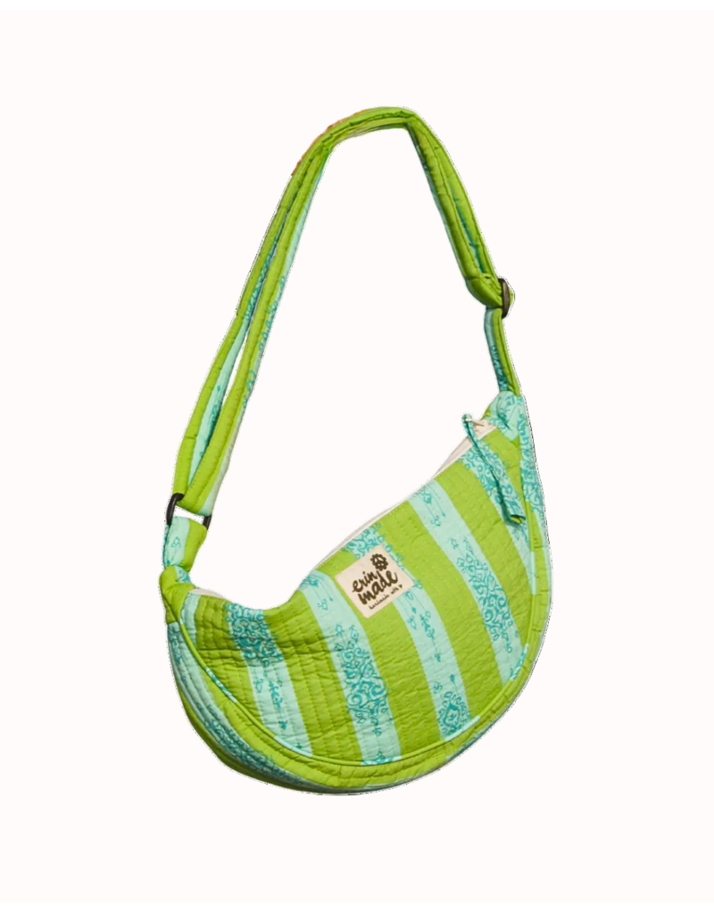 Erin Made Lexi Quilted Crescent Bag