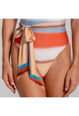 Cosita Linda Echoed Lines Plunge One Piece