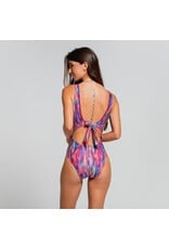 Cosita Linda Exotic Shade Plunge One Piece