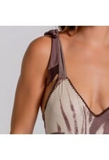 Cosita Linda Palm Breeze V-Neck One Piece