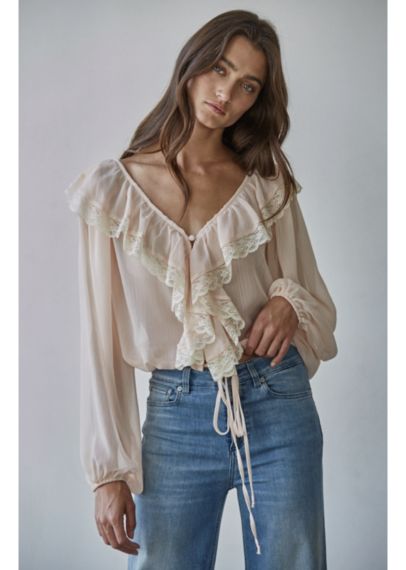 By Together Raleigh Ruffle Top