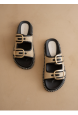 The Daytona Raffia Sandal