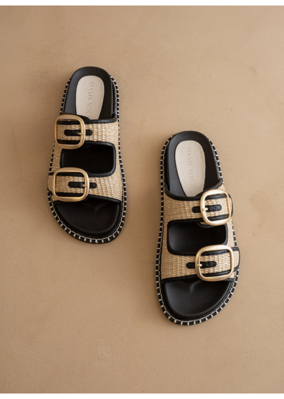 The Daytona Raffia Sandal
