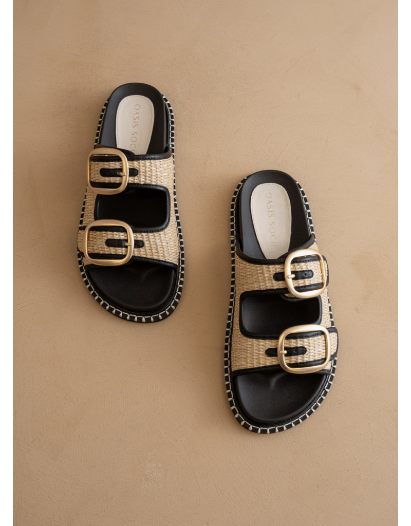 The Daytona Raffia Sandal