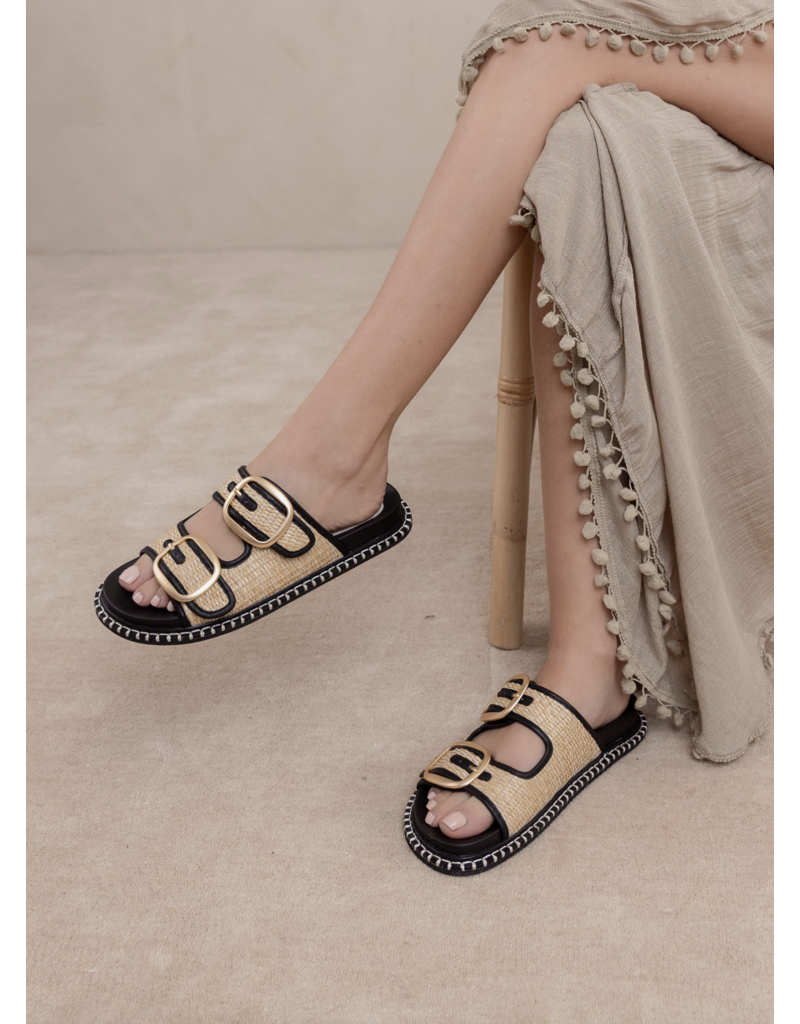 The Daytona Raffia Sandal