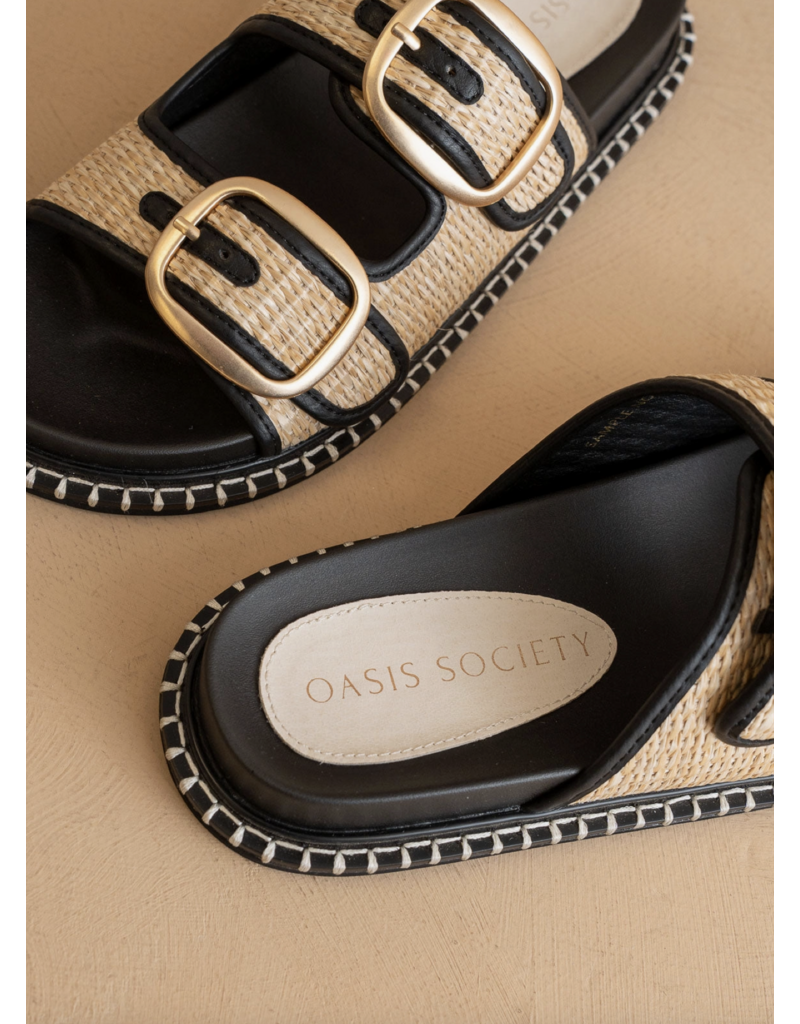 The Daytona Raffia Sandal