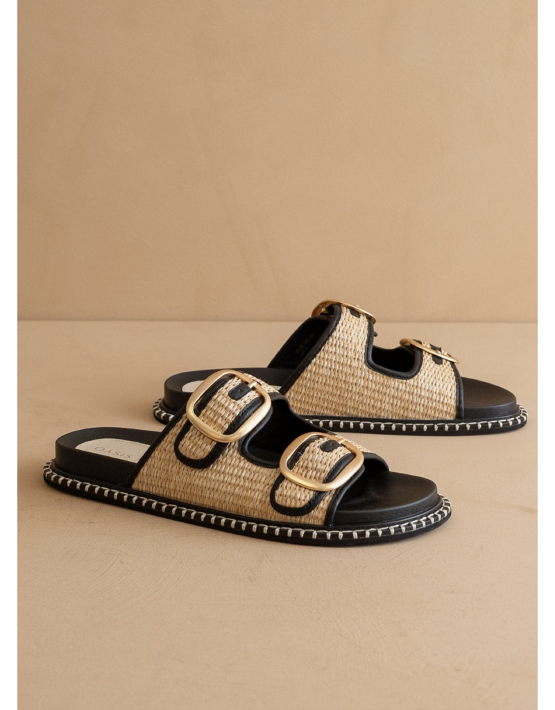 The Daytona Raffia Sandal