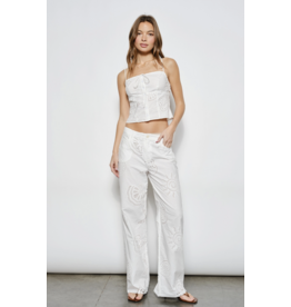 Pretty Garbage Halley Eyelet Pants