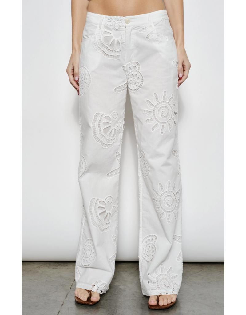 Pretty Garbage Halley Eyelet Pants