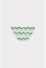 Milly Metallic Chevron Bikini Bottom