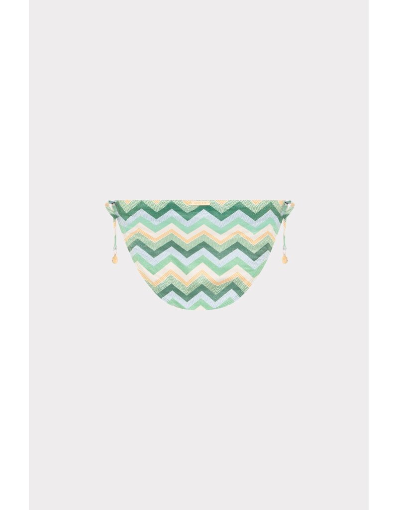 Milly Metallic Chevron Bikini Bottom
