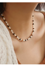 Flanerie Arrow 18K Gold Non-Tarnish Boho Beaded Necklace
