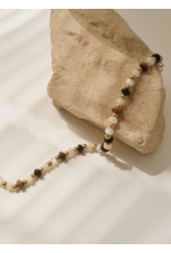 Flanerie Arrow 18K Gold Non-Tarnish Boho Beaded Necklace